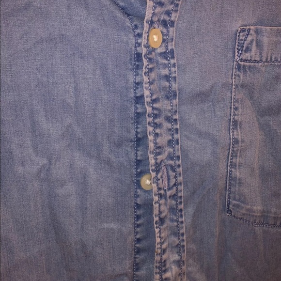 Jean button down top - Picture 3 of 4